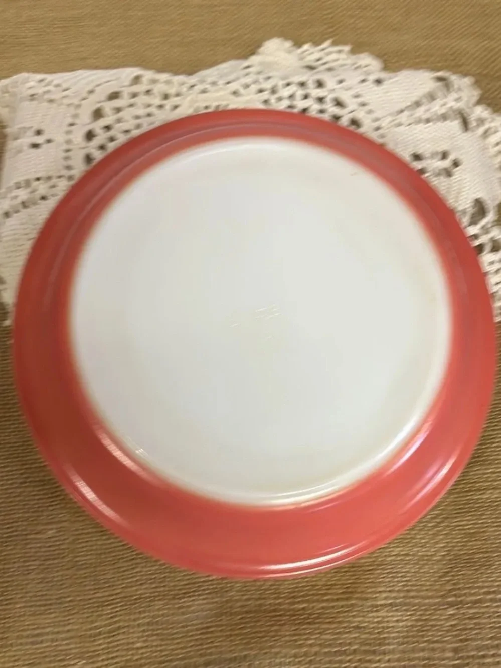 PYREX #909, Vintage Flamingo Pink, 9” round PIE pan, baking or casserole dish.